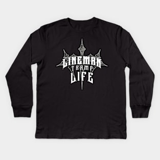 Lineman Tramp Life Kids Long Sleeve T-Shirt